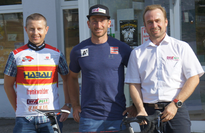 Stefan Pilz mit Marc Digruber